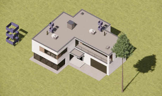Volumetric Solar: Heating Buildings