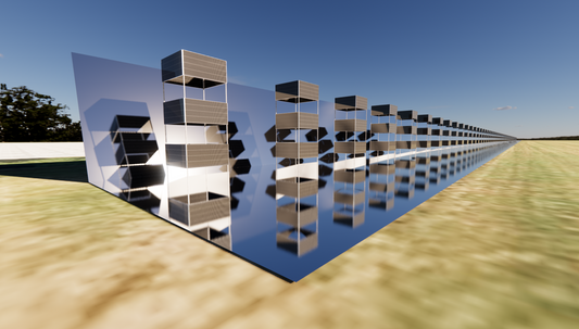 Volumetric Solar: Reflective Cooling