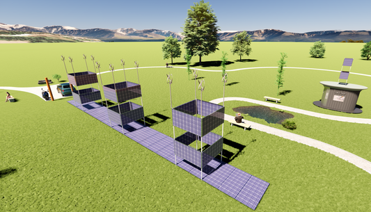 Volumetric Solar: Beyond Flat and Tilted