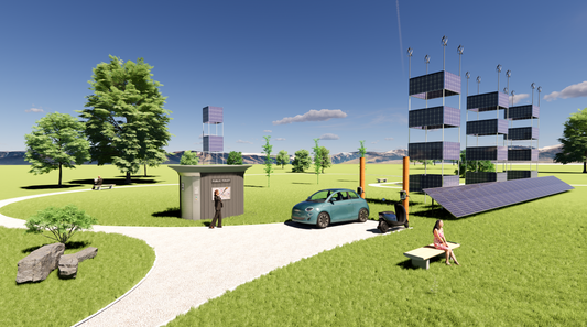 Volumetric Solar: Electric Vehicle Charging