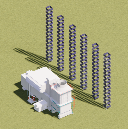 Volumetric Solar: Thermal Battery Power Plants